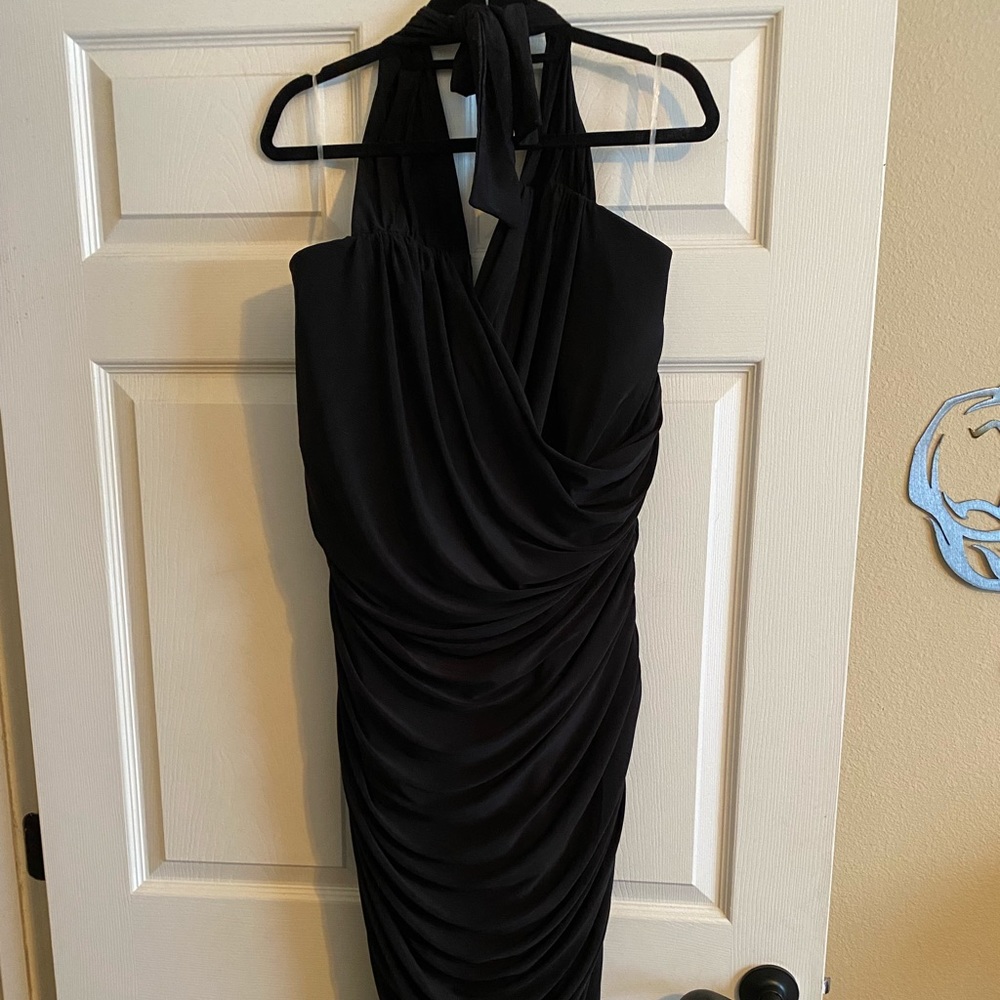 Traci Lords Halter Wiggle Dress
